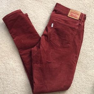 Levi 710 Super Skinny Corduroy